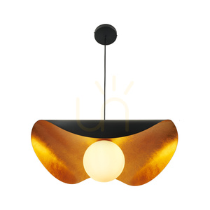 Lampa wisząca ENZO czarno złota 80 cm small 20