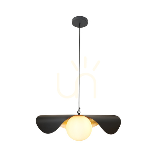 Sprawdź Lampa wisząca ENZO czarno złota 80 cm