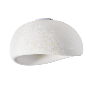 Plafon sufitowy STONE biały 40 cm small 1