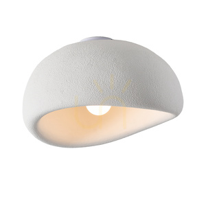 Plafon sufitowy STONE biały 40 cm small 3