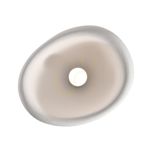 Plafon sufitowy STONE biały 40 cm small 4