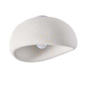 Plafon sufitowy STONE biały 40 cm small 0