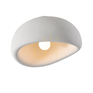 Plafon sufitowy STONE biały 50 cm small 4