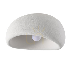Plafon sufitowy STONE biały 50 cm small 0