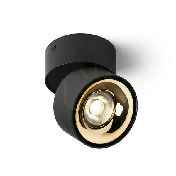 Sprawdź Downlight Albano Natynkowa Czarna/Złota 230 V Led 5 W 3000 K Downlight Albano Natynkowa Czarna/Złota 230 V Led 5 W 3000 K