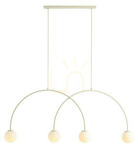 Sprawdź Lampa Wisząca Aldex Una 4 Cream 4x14 cm 1116L9_L