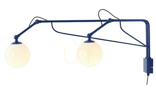 Sprawdź Kinkiet Aldex Soho Glass 2 Cobalt 1105D25