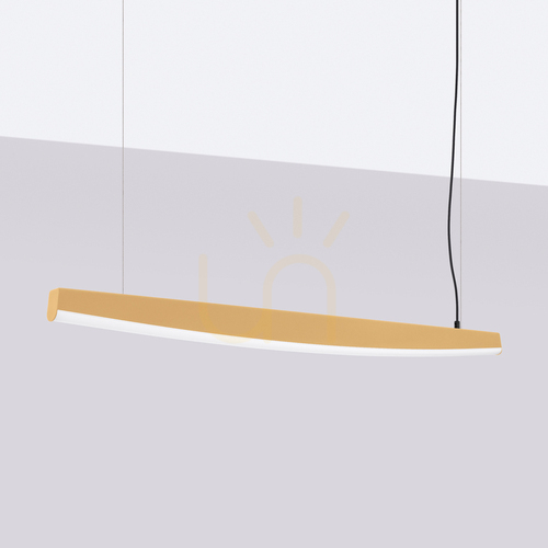 Sprawdź Lampa wisząca JORUN 120 złota LED 3000K - THORO