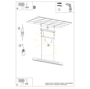 Lampa wisząca SKOG 120 LED 3000K - THORO small 9