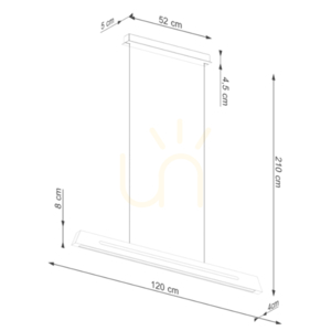 Lampa wisząca SKOG 150 LED 4000K - THORO small 8