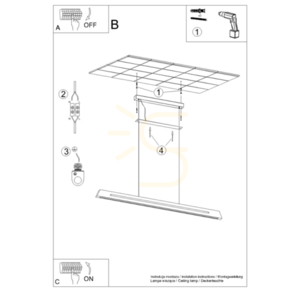 Lampa wisząca SKOG 150 LED 4000K - THORO small 9