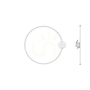 Plafon RIO 78 beżowy LED 3000K - THORO small 9