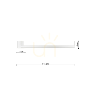 Plafon RIO 110 beżowy LED 3000K - THORO small 8