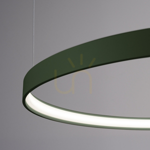 Żyrandol RIO 110 zielona oliwka LED 4000K - THORO small 4