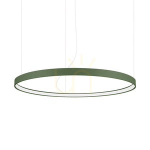 Żyrandol RIO 110 zielona oliwka LED 4000K - THORO small 0