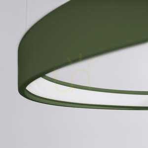 Żyrandol RIO 2 55/78 zielona oliwka LED 3000K - THORO small 6