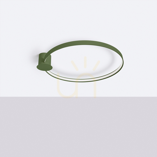 Sprawdź Plafon RIO 78 zielony oliwkowy LED 3000K - THORO