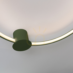 Plafon RIO 78 zielony oliwkowy LED 3000K - THORO small 5