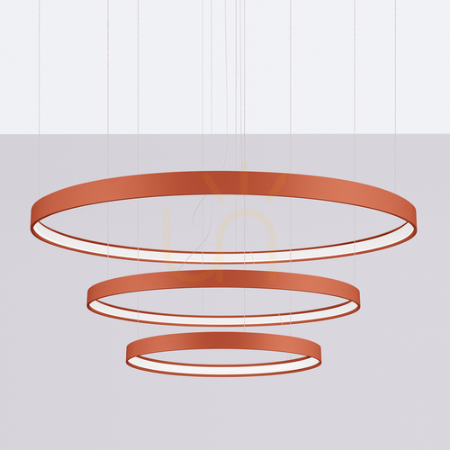 Sprawdź Żyrandol RIO 3 55/78/110 ochra czerwona LED 3000K - THORO
