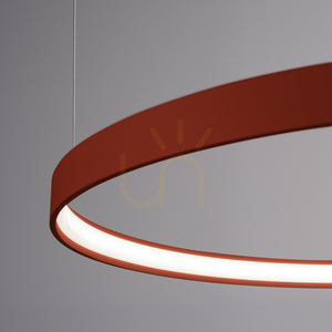 Żyrandol RIO 2 55/78 ochra czerwona LED 4000K - THORO small 4