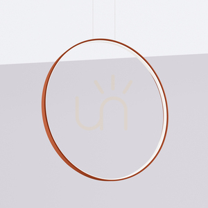 Lampa wisząca RIO 78 ochra czerwona LED 3000K - THORO small 1