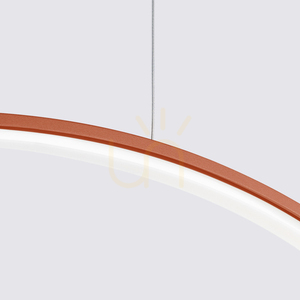 Lampa wisząca RIO 78 ochra czerwona LED 3000K - THORO small 3