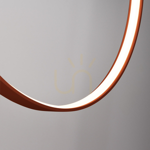 Lampa wisząca RIO 78 ochra czerwona LED 3000K - THORO small 6