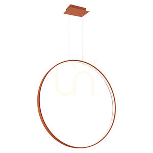 Lampa wisząca RIO 78 ochra czerwona LED 3000K - THORO small 0