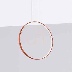 Lampa wisząca RIO 55 ochra czerwona LED 4000K - THORO small 1