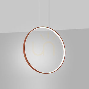 Lampa wisząca RIO 55 ochra czerwona LED 4000K - THORO small 2