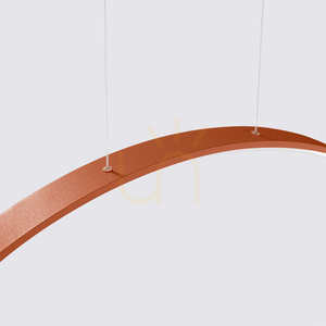 Lampa wisząca RIO 55 ochra czerwona LED 4000K - THORO small 4