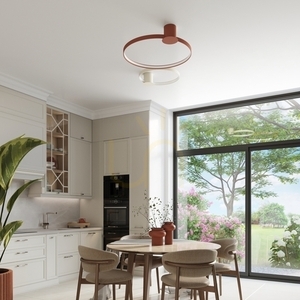 Plafon RIO 55 ochra czerwona LED 3000K - THORO small 13