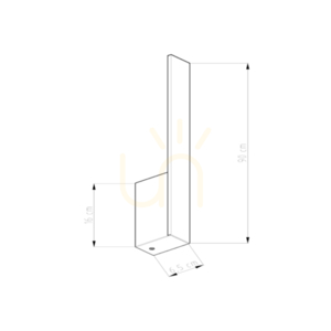 Kinkiet LAHTI 90 ochra czerwona LED 4000K - THORO small 9
