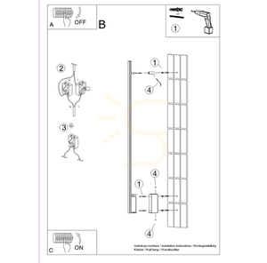 Kinkiet LAGOM 150 czarny LED 3000K - THORO small 10