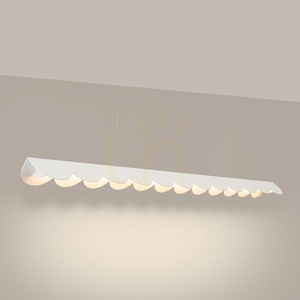 Lampa wisząca BISCUIT biała LED 3000K - THORO small 2