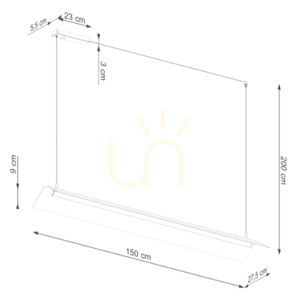 Lampa wisząca ELVA beżowa LED 4000K - THORO small 8
