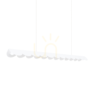 Lampa wisząca BISCUIT biała LED 4000K - THORO small 0