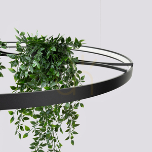 Żyrandol RIO BIO 110 czarny LED 4000K - THORO small 4