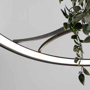 Żyrandol RIO BIO 110 czarny LED 4000K - THORO small 6