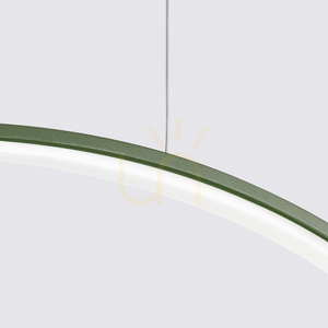 Lampa wisząca RIO 78 zielona oliwka LED 3000K - THORO small 3
