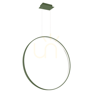 Lampa wisząca RIO 78 zielona oliwka LED 3000K - THORO small 0