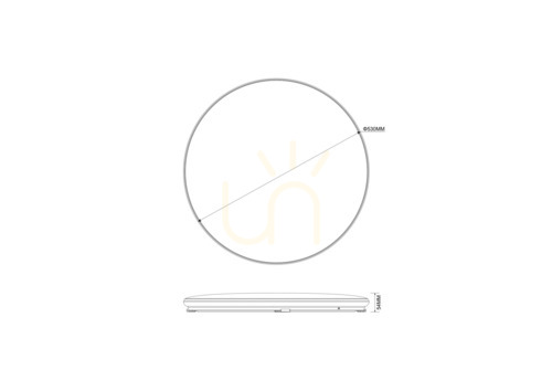 Sprawdź Plafon Zuma Line OMAR JE-DHR-0530-CH LED chrom
