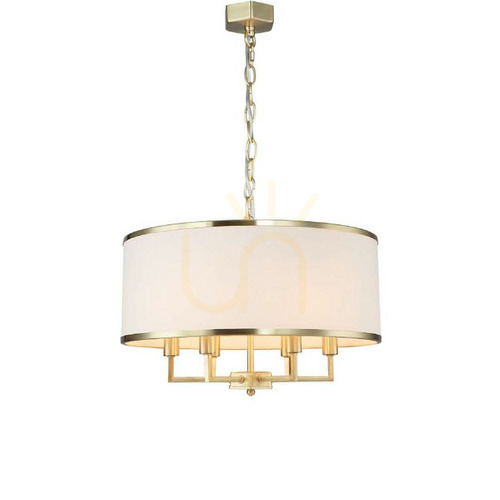 Sprawdź Lampa wisząca Casa biało-złota 6xE14 Open Design Highlights