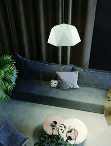 Lampa wisząca Iseo Biała 600 mm Open Design Highlights small 1
