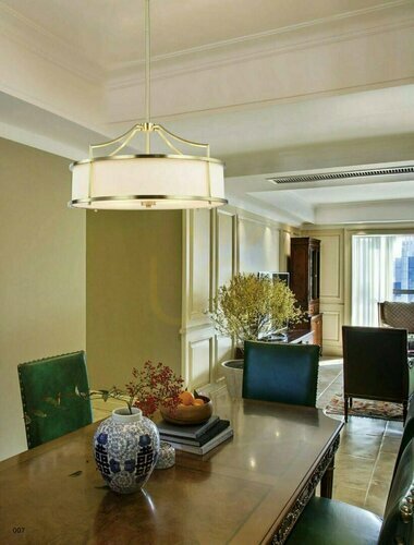Sprawdź Lampa wisząca Stanza 4xE27 biało-złota Open Design Highlights
