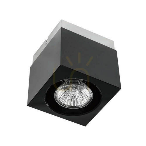 Sprawdź Lampa sufitowa Cubo Chrom Czarny Połysk GU10 Open Design Highlights