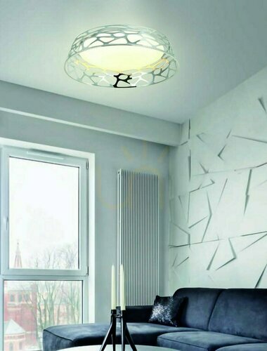 Sprawdź Plafon LED Forina Biały Chrom 48W 760 mm Open Design Highlights
