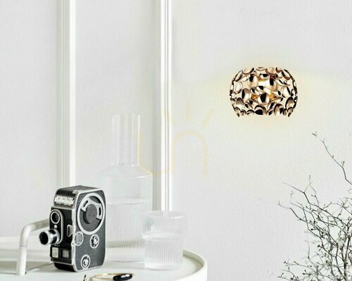 Sprawdź Kinkiet Carera Gold Open Design Highlights złoty metal G9 310 mm