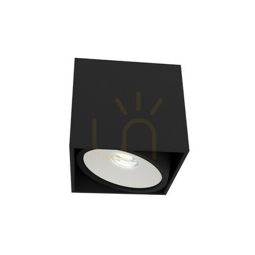 Sprawdź Lampa sufitowa Cardi Biała Czarna GU10 Aluminium Open Design Highlights