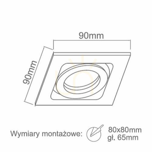 Sprawdź Oprawa wpuszczana Robo Aluminium Szczotkowane GU10 90 mm Open Design Highlights